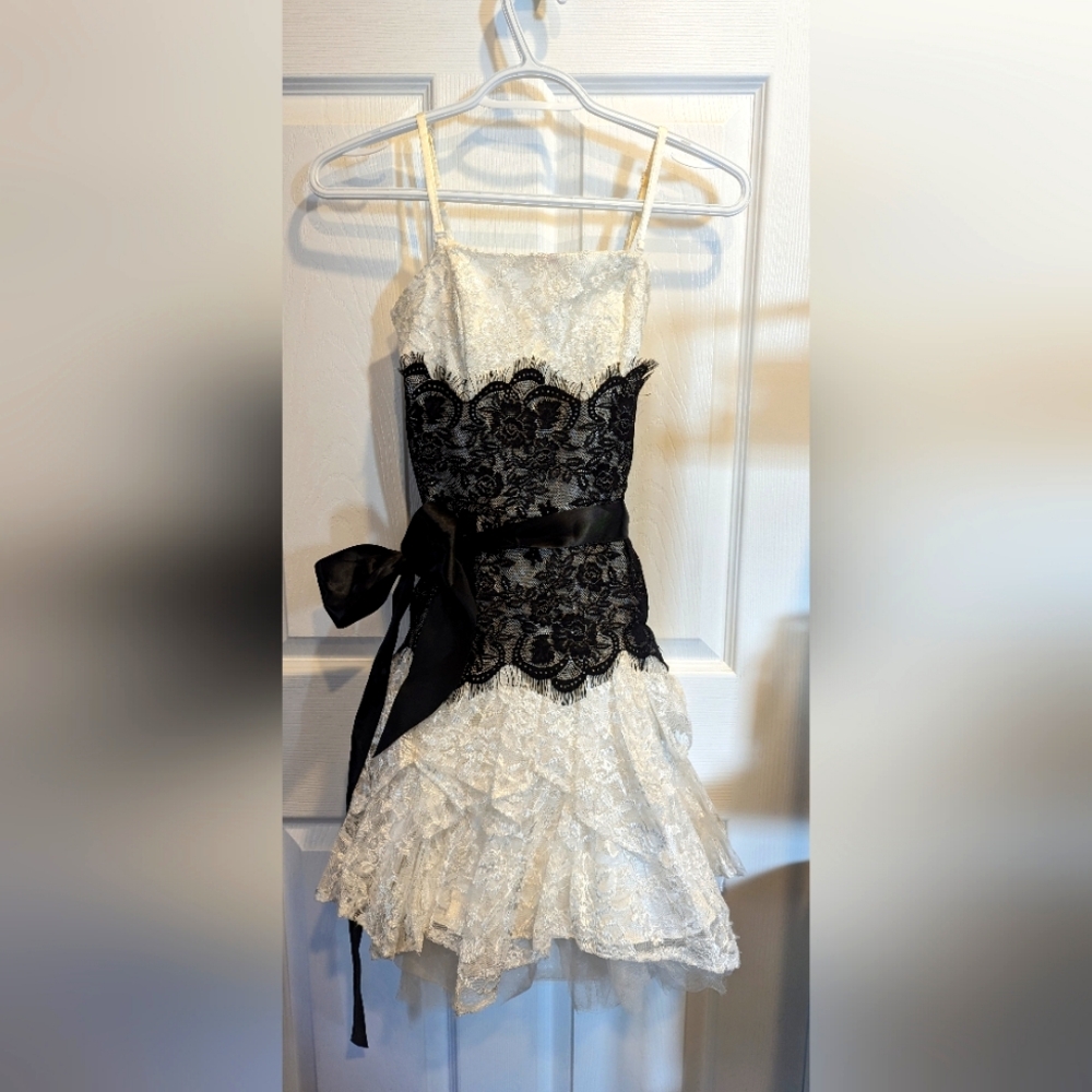 💙 FIESTA 💙 Vintage Inspired Lace Ruffle Dress